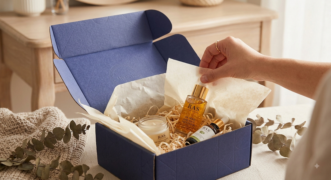 Gifting RAS Skincare in a Bulqbox Mystery Box